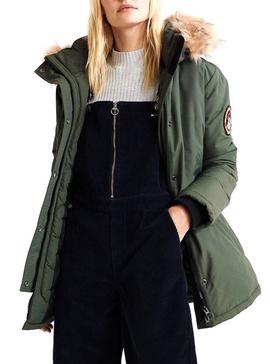 Parka Superdry Ashley Everet Verde Para Mujer