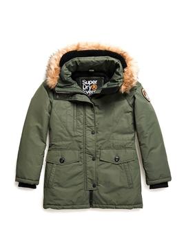 Parka Superdry Ashley Everet Verde Para Mujer