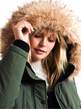 Parka Superdry Ashley Everet Verde Para Mujer