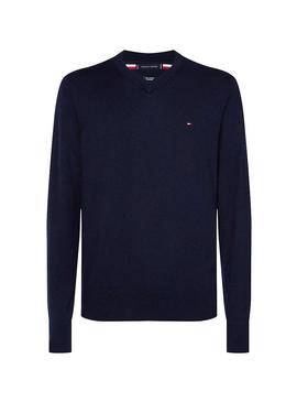 Jersey Tommy Hilfiger Cashmere Marino Para Hombre