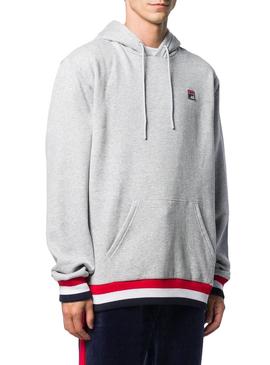 Sudadera Fila Caro Gris Para Hombre