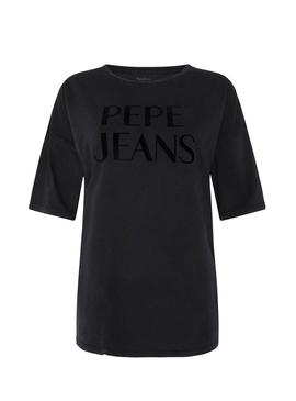 Camiseta Pepe Jeans Cherie Negro Mujer