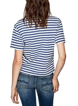 Camiseta Pepe Jeans Claire Azul Mujer