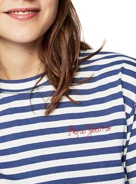 Camiseta Pepe Jeans Claire Azul Mujer
