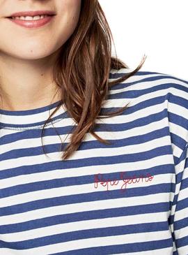 Camiseta Pepe Jeans Claire Azul Mujer