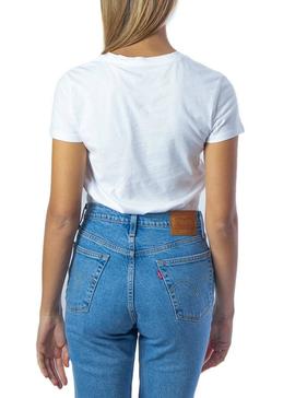 Camiseta Levis Box Tab Blanco Mujer