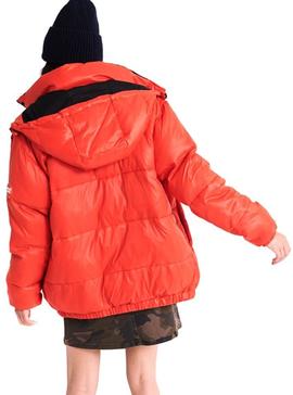 Cazadora Superdry Acolchada Astrid Rojo Mujer