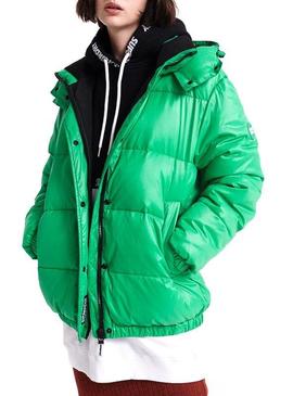 Cazadora Superdry Acolchada Astrid Verde Mujer