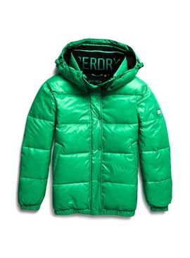 Cazadora Superdry Acolchada Astrid Verde Mujer