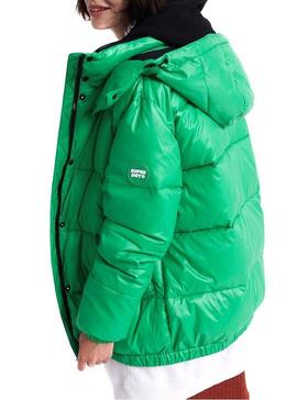 Cazadora Superdry Acolchada Astrid Verde Mujer