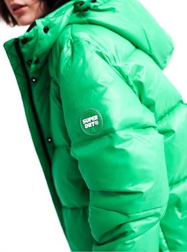 Cazadora Superdry Acolchada Astrid Verde Mujer