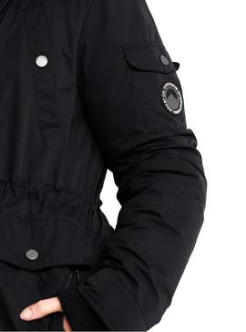 Parka Superdry Nadare Microfibre Negro ParaMmujer