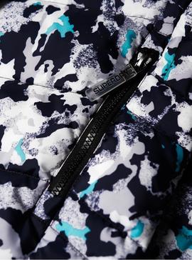Cazadora Superdry Acolchada Fuji Print Mujer