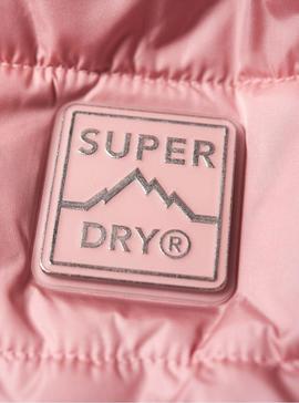 Chaqueta Superdry Luxe Fuji Rosa Para Mujer