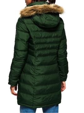 Abrigo Superdry Mountain Super Fuji Verde Mujer