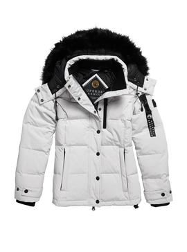 Parka Superdry Premium Down New Rescue Gris Mujer