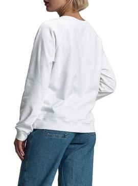 Sudadera Levis GraphicCrew Blanco Mujer