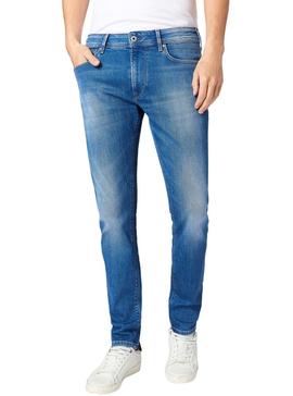 Pantalon Vaquero Pepe Jeans Stanley Azul Hombre