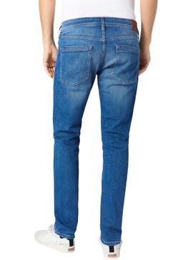 Pantalon Vaquero Pepe Jeans Stanley Azul Hombre