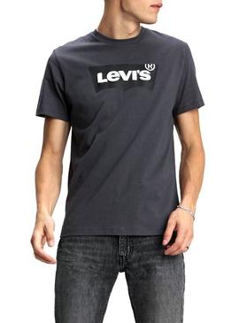 Camiseta Levis Housemark Gris Hombre