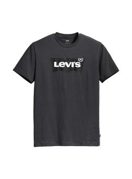 Camiseta Levis Housemark Gris Hombre