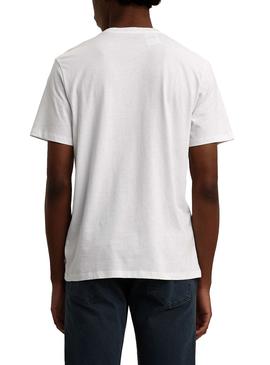 Camiseta Levis Housemark Blanco Hombre