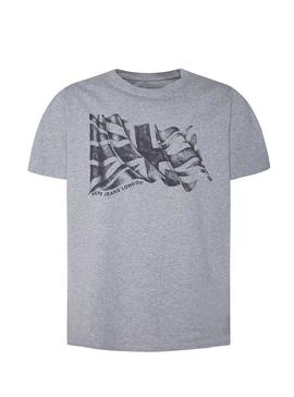 Camiseta Pepe Jeans Betrand Gris Hombre