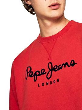 Sudadera Pepe Jeans Albert Rojo Hombre