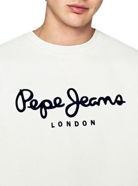 Sudadera Pepe Jeans Albert Blanco Hombre