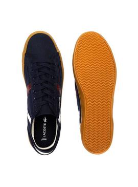 Zapatilla Lacoste Sideline Azul Hombre