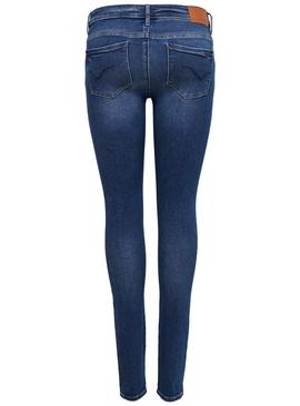 Pantalon Only Carmen Reg SK Azul Mujer