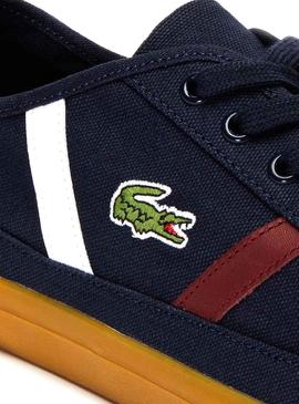 Zapatilla Lacoste Sideline Azul Hombre
