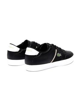 Zapatillas Lacoste Court Master Negro Hombre