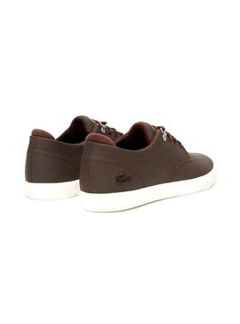 Zapatos Lacoste Esparre Marron Hombre