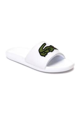 Chanclas Lacoste Maxi Croco Blanco Hombre