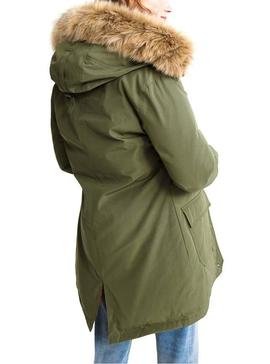 Parka Superdry Rookie Down Verde Para Mujer