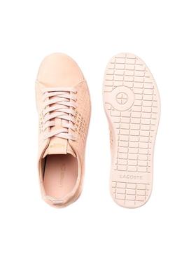 Zapatilla Lacoste Carnaby Evo Rosa Mujer