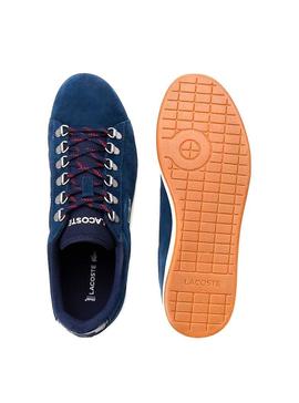 Zapatillas Lacoste Carnaby Azul Hombre