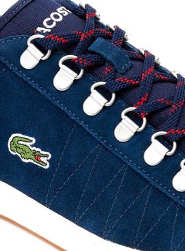 Zapatillas Lacoste Carnaby Azul Hombre