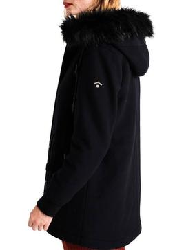 Parka Superdry Wool Marino Para Mujer