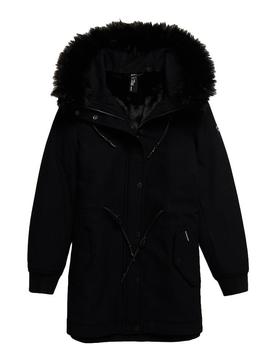 Parka Superdry Wool Marino Para Mujer