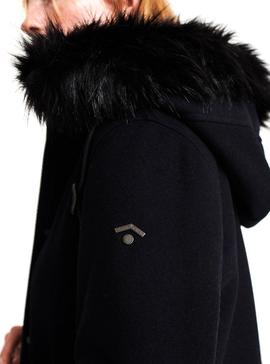 Parka Superdry Wool Marino Para Mujer