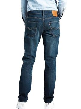 Pantalon Vaquero Levis 511 Slim Azul Hombre