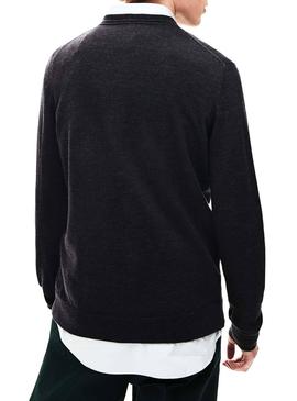 Jersey Lacoste AH2997 Gris Hombre