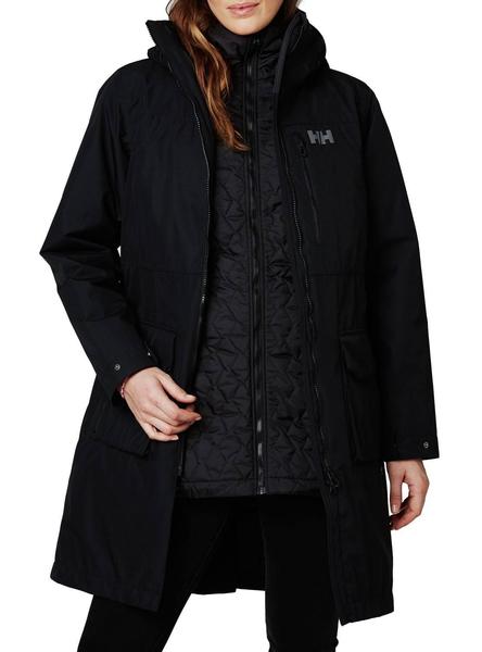 Parka Helly Hansen Rigging Negro Mujer