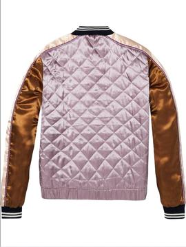 Bomber Maison Scotch Reversible Souvenir