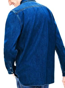 Camisa Lacoste CH9670 Azul Hombre