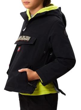 Chaqueta Napapijri Rainforest PKT Negro Niños