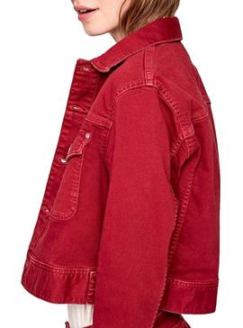 Cazadora Pepe Jeans Tiffany Rojo Mujer