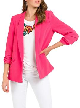 Blazer Naf Naf Rosa Mujer